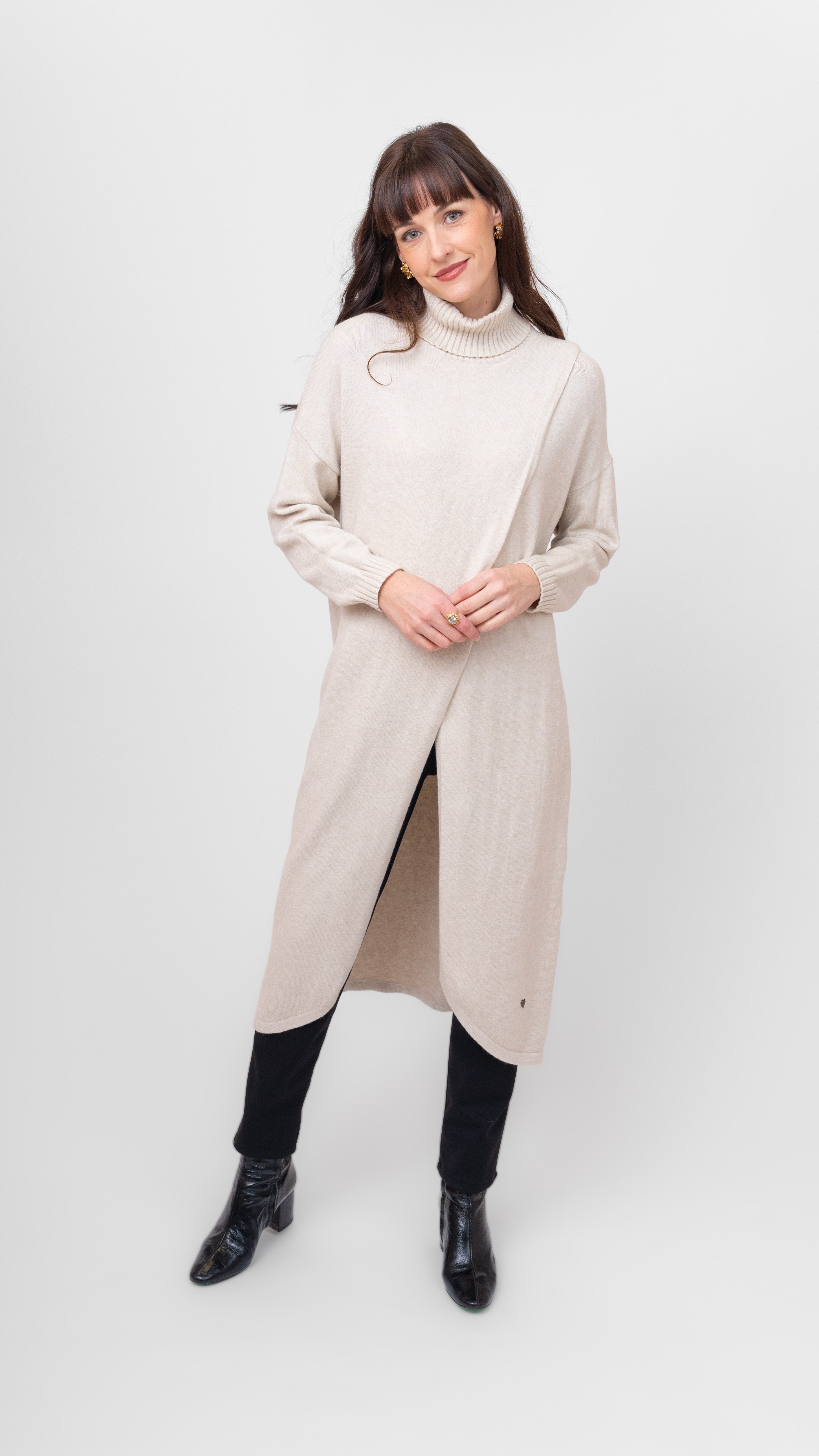 Long Turtleneck Sweater