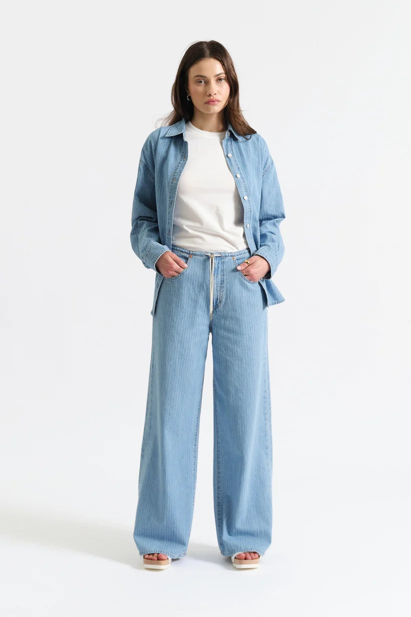 Madison Mid Rise Wide Leg