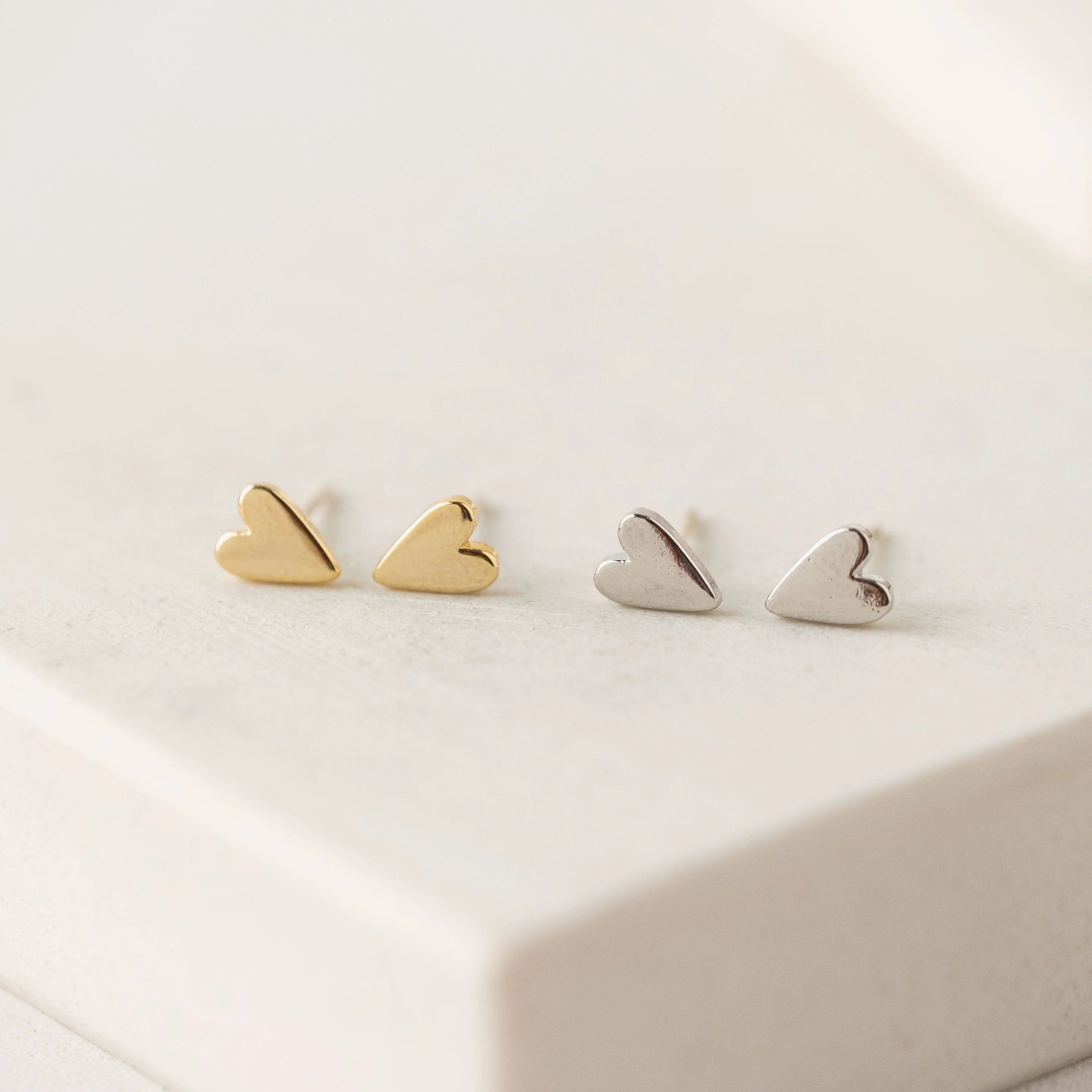 Everly Heart Stud Earrings