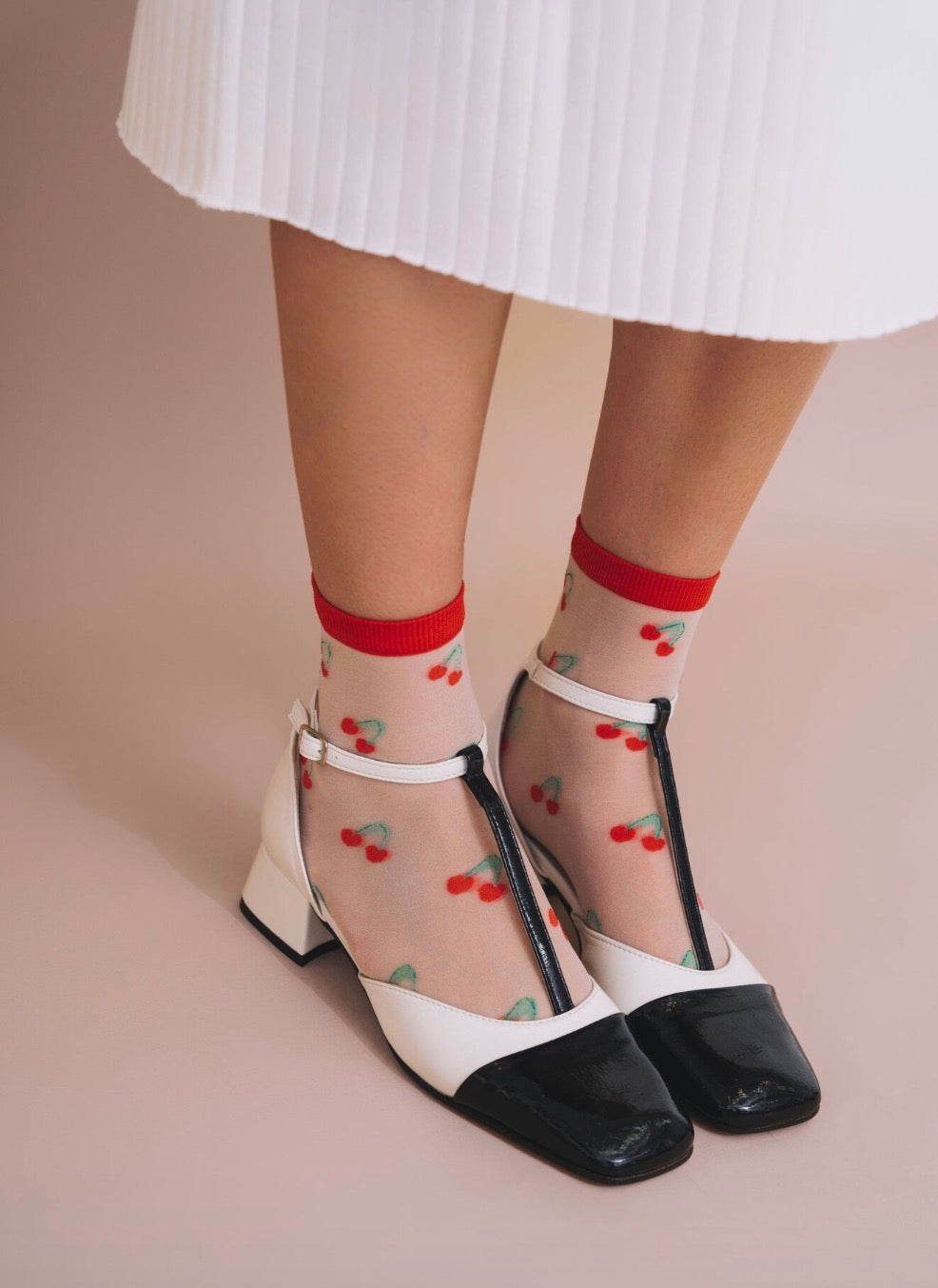Sheer Fruit Socks