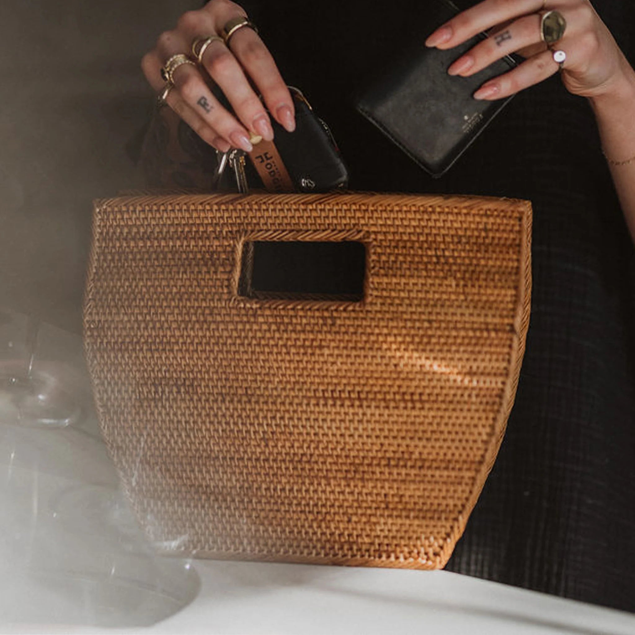 Cut Out Bali Hand Bag