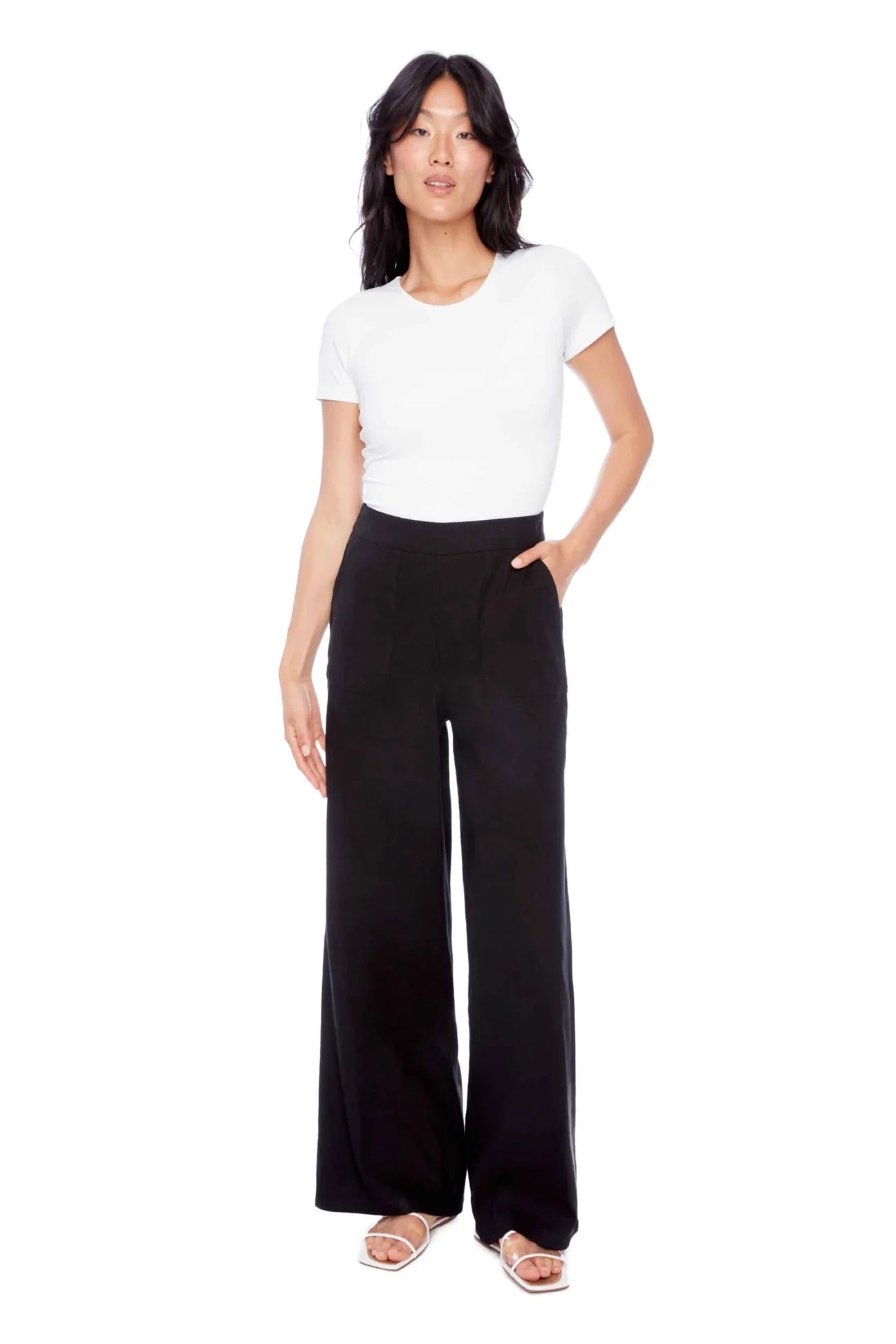Isla Linen Wide Leg Pant