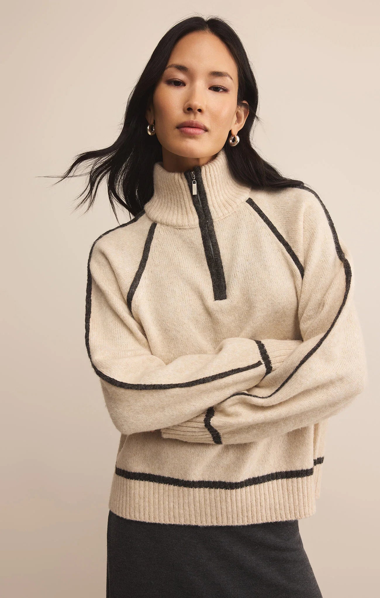 Alps Half Zip Sweater