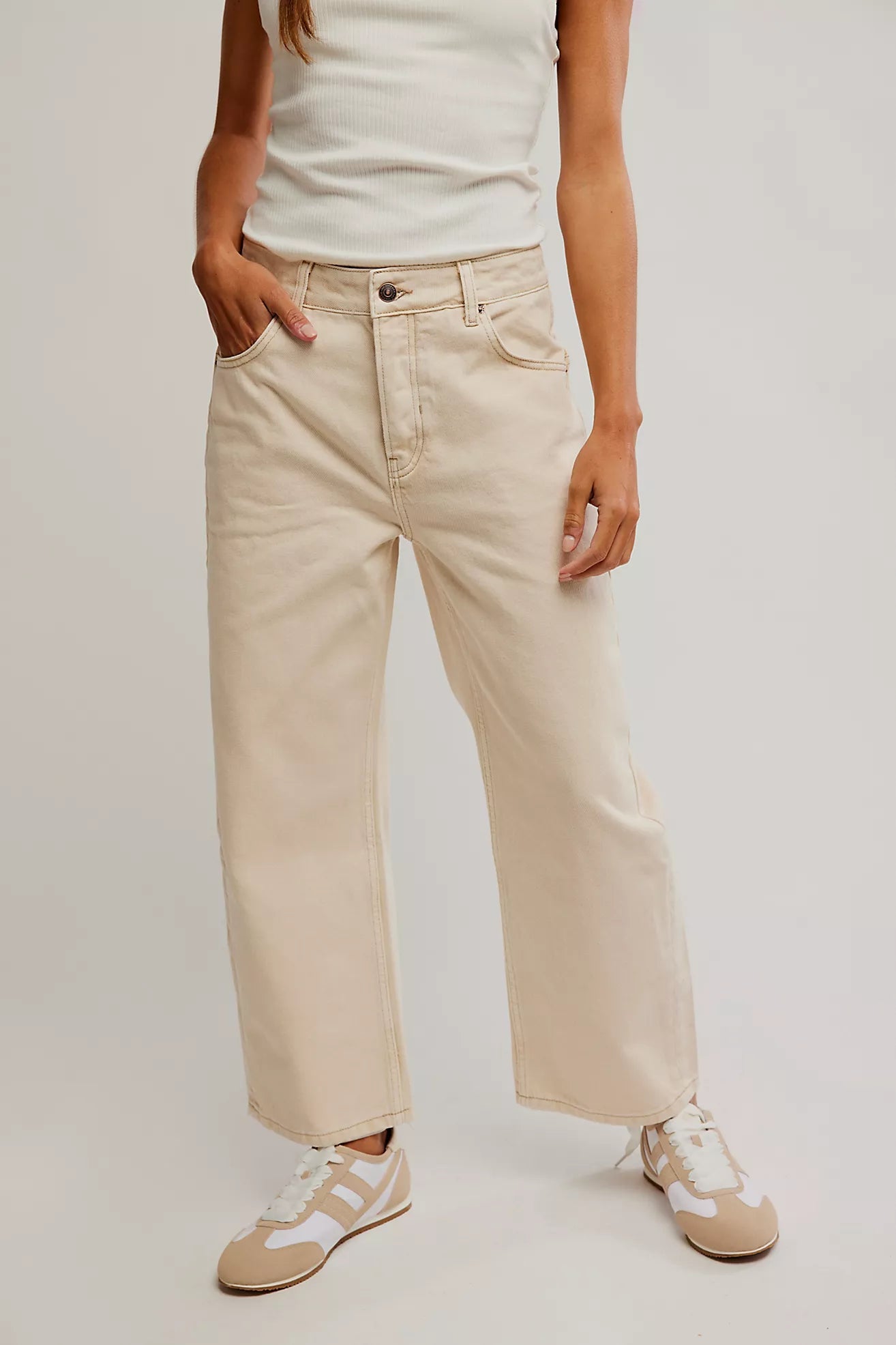 Free People Deep Trance Dropped Boyfriend Jeans