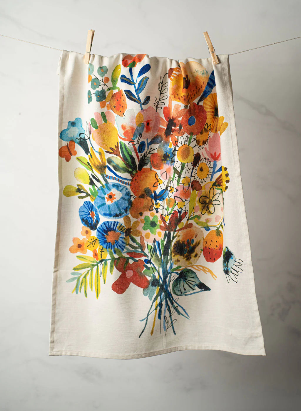 Bouquet Tea Towel
