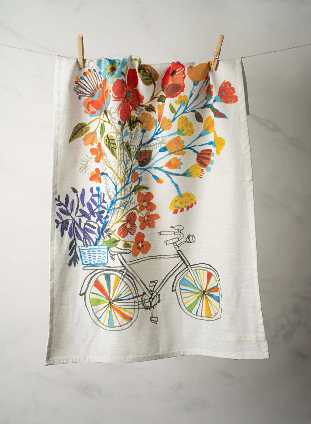 Bike Baskets Tea Towel