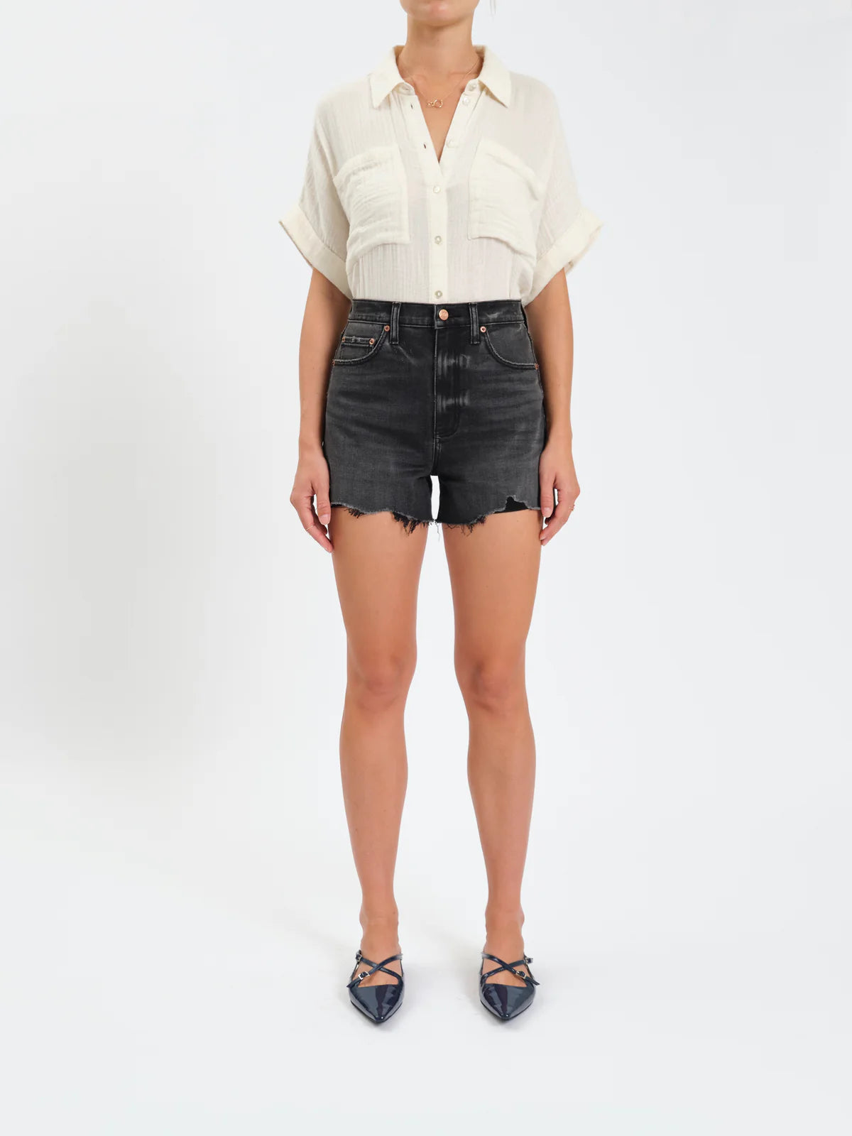The Knockout -High Rise A-Line Short
