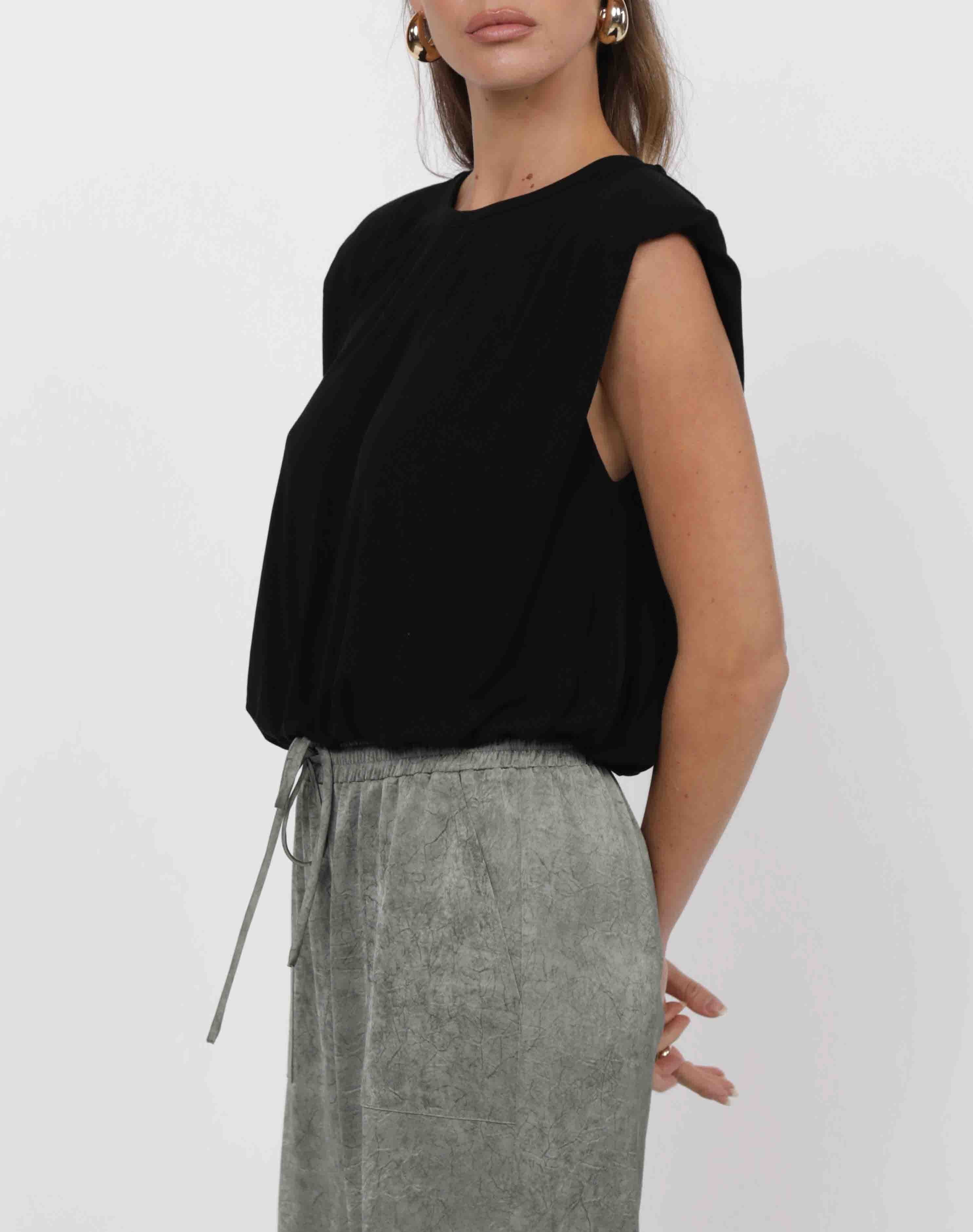 So Into You Shoulder Pad Top