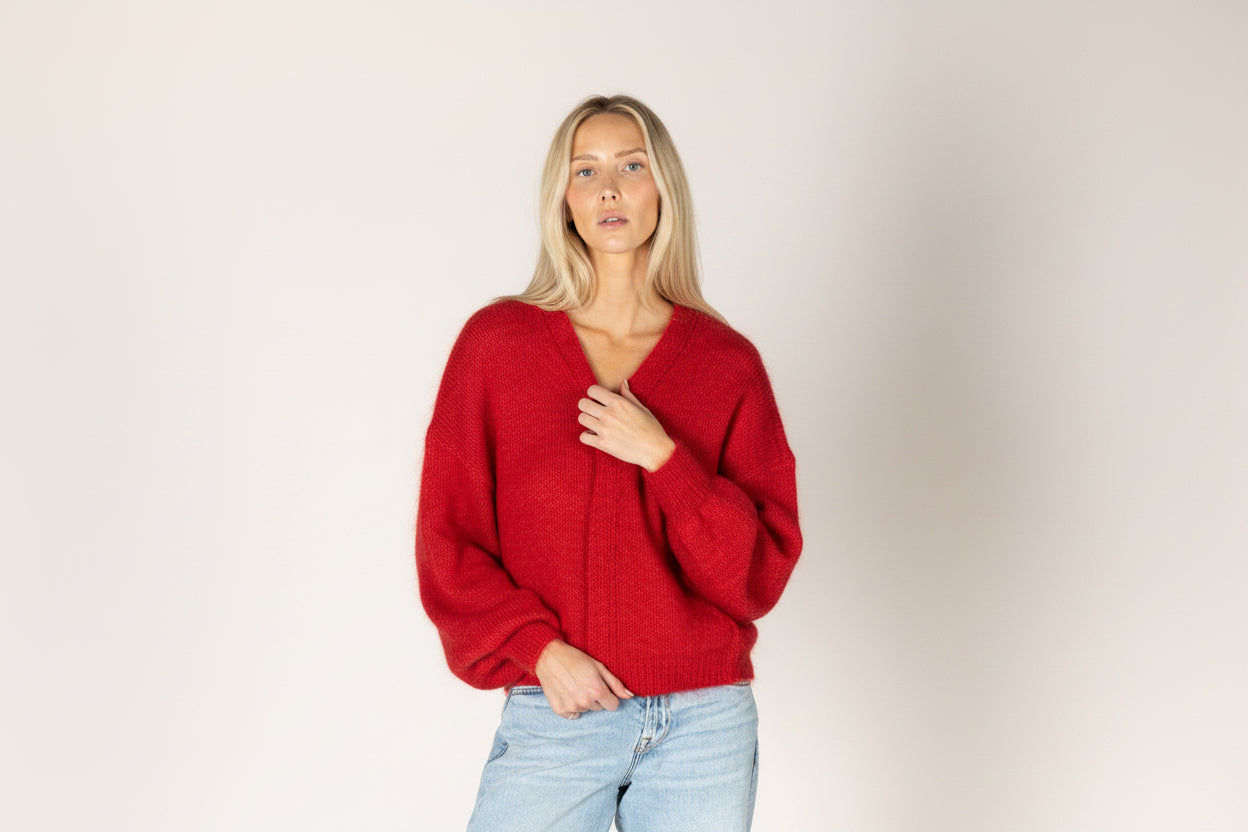 Molly Mohair Open Cardi