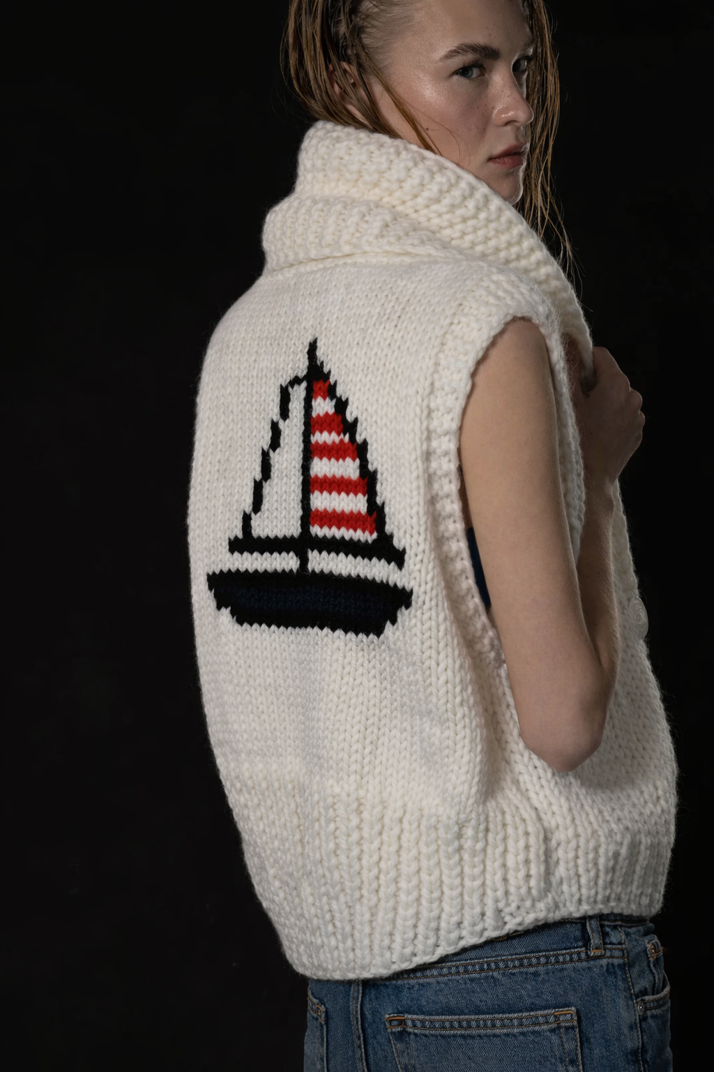 the Maritime Edit - Sailboat Vest