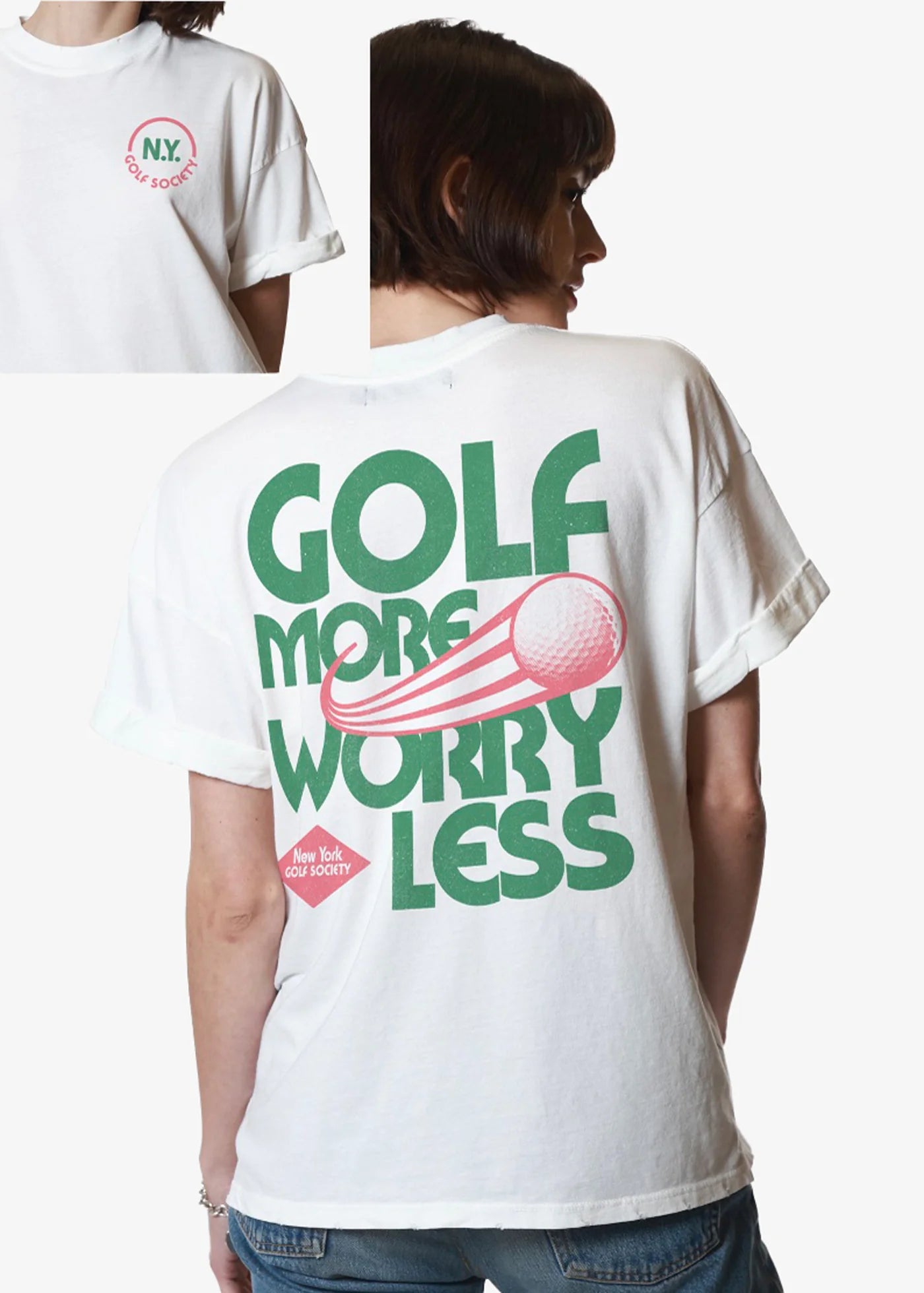 NY Golf Society Boyfriend Tee