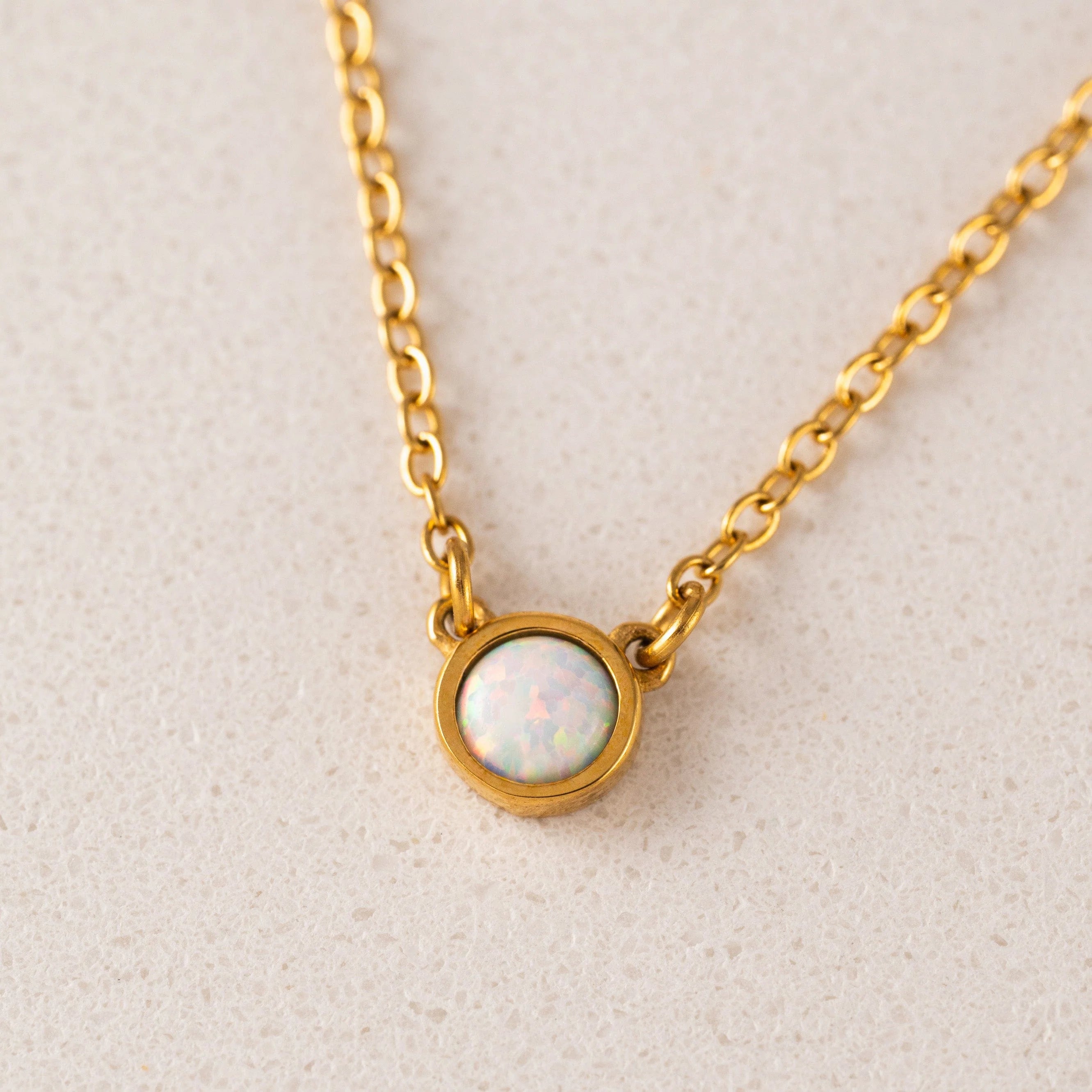 Opal Necklace - waterproof