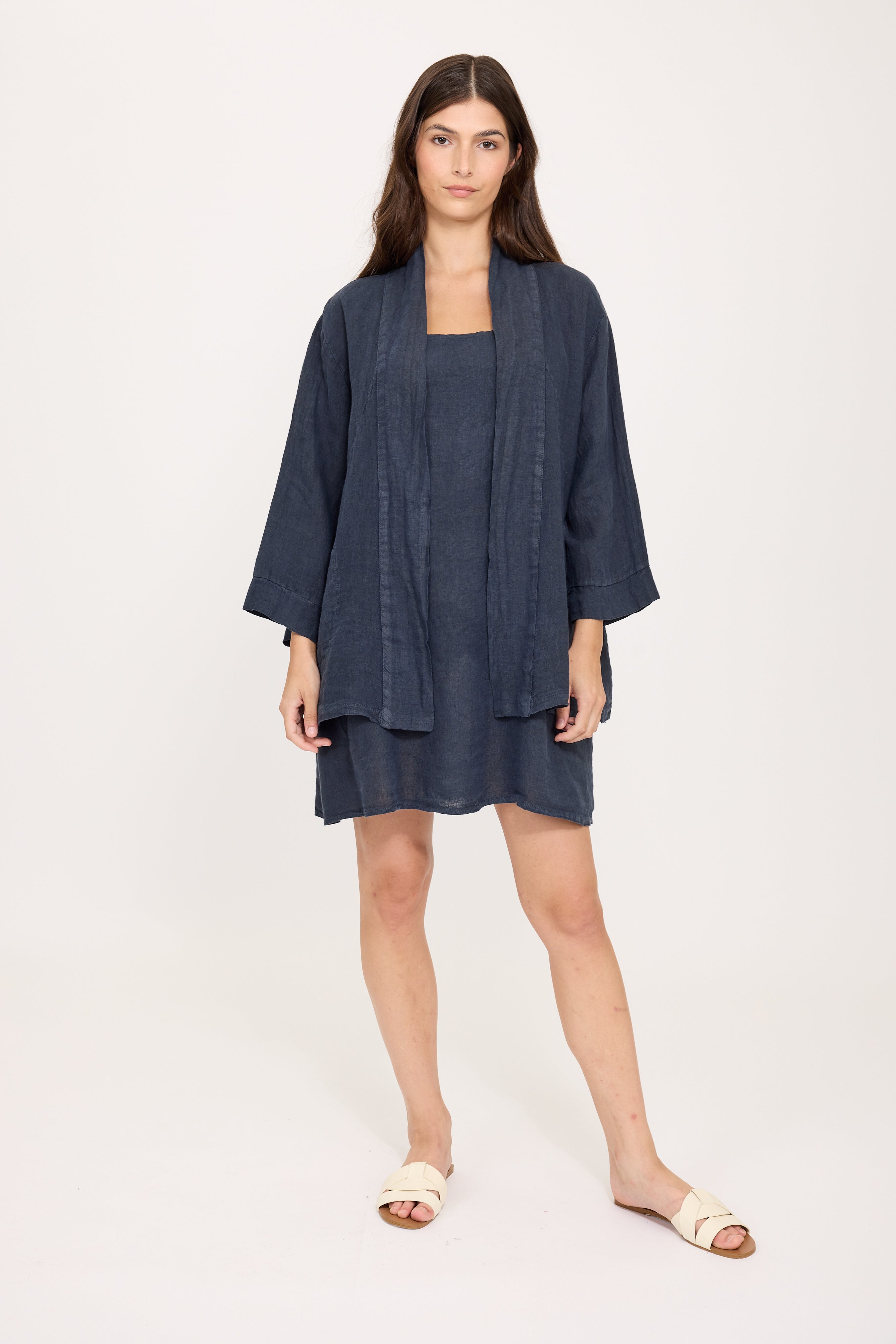 Linen Kimono Jacket