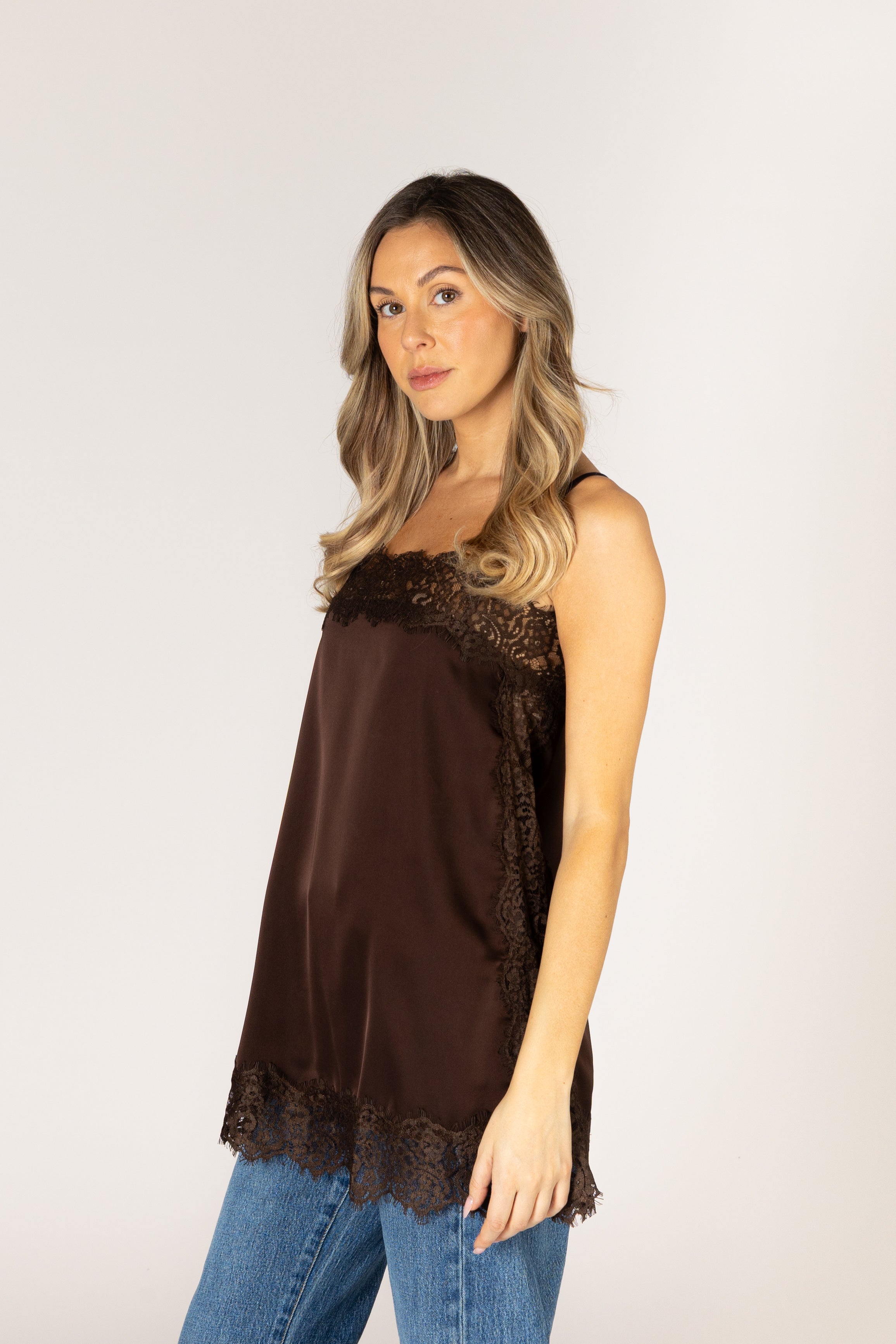 Lace Cami Slip Dress/Top