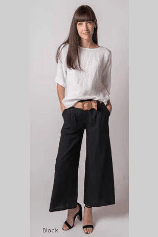 Belted Pleated Pant