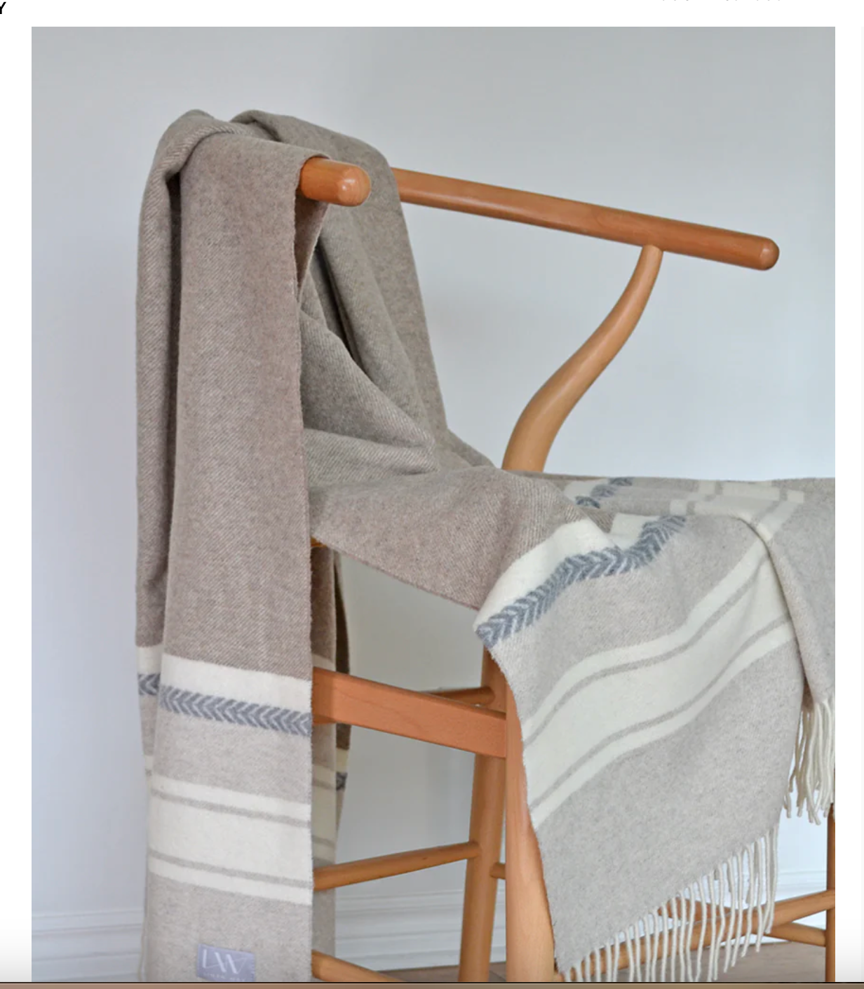 Hanover Cashmere Wool Throw