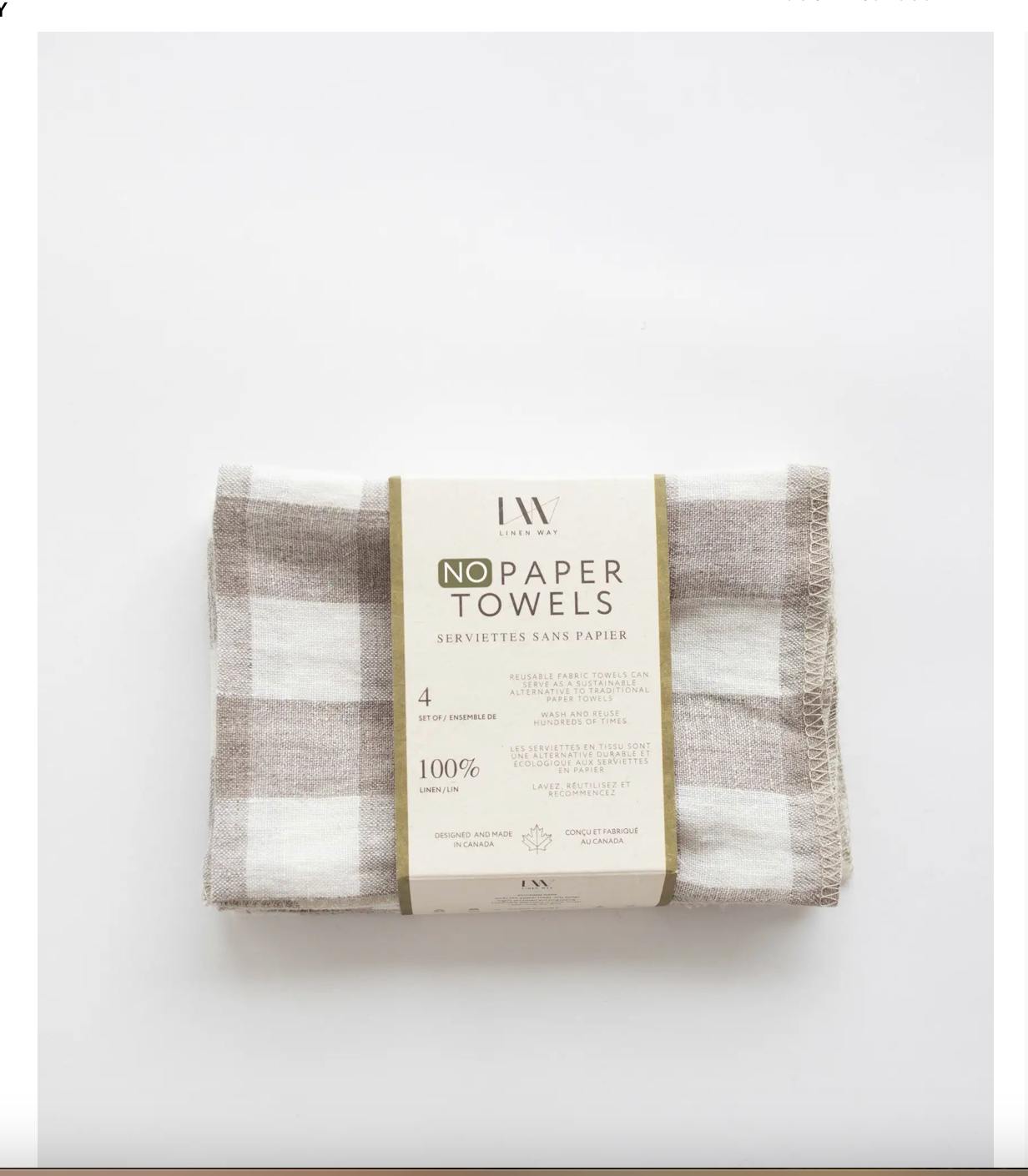 NoPaper Towels Set/4