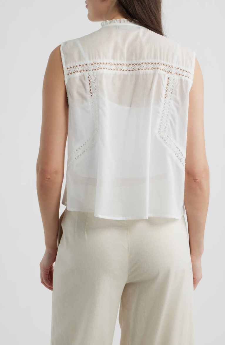 Rodas Lace Sleevless Blouse