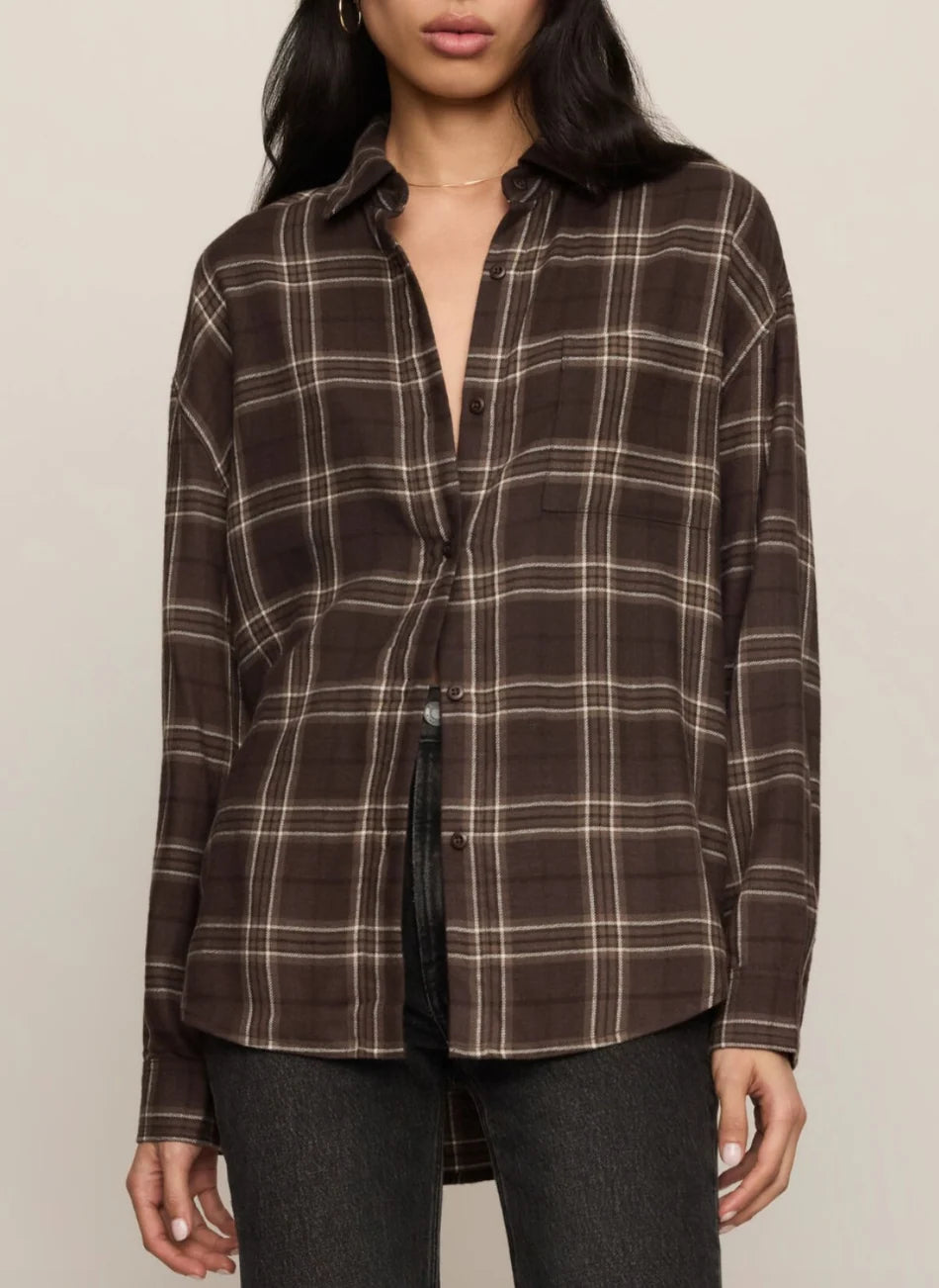 River Plaid Button Up