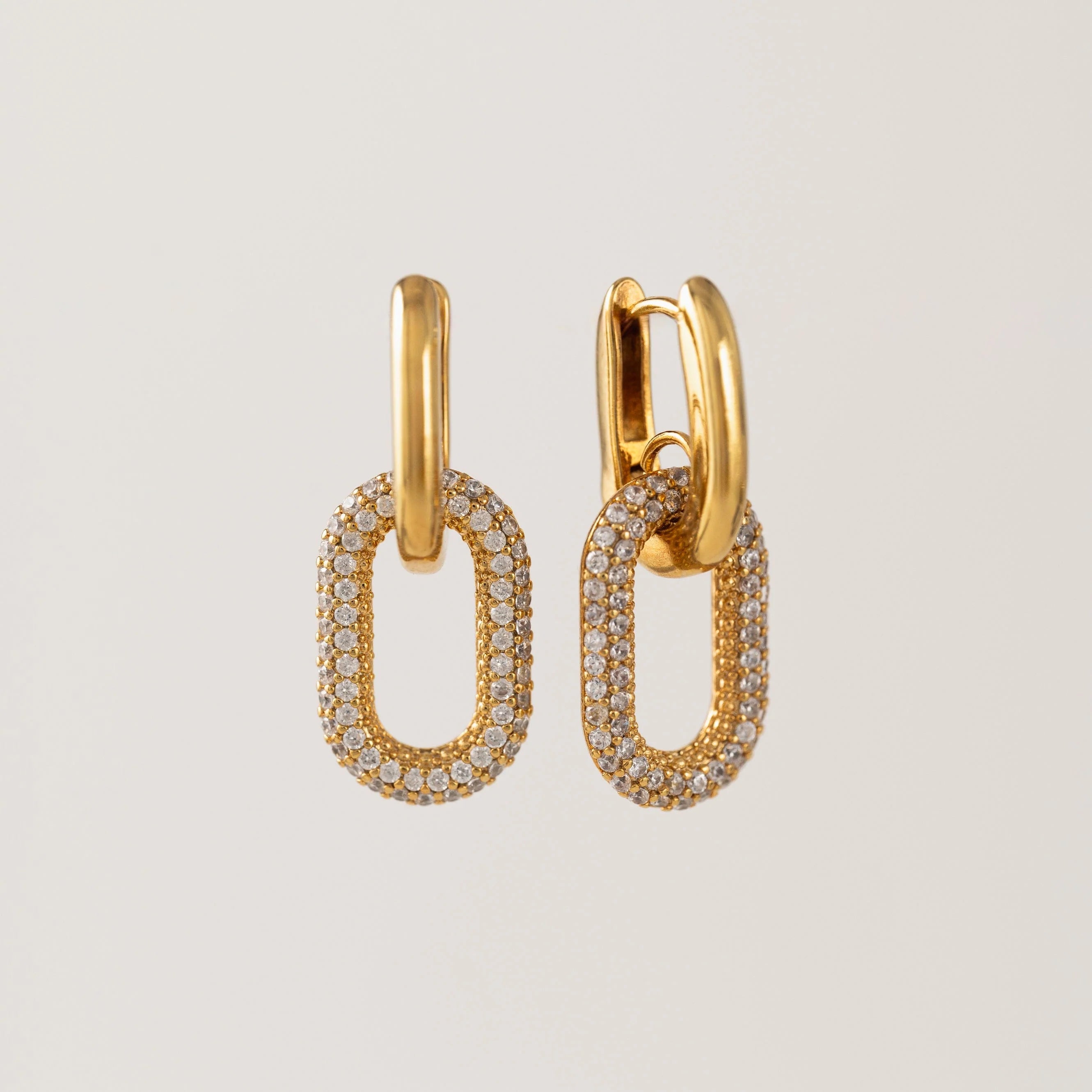 Solana Paperclip Drop Hoops