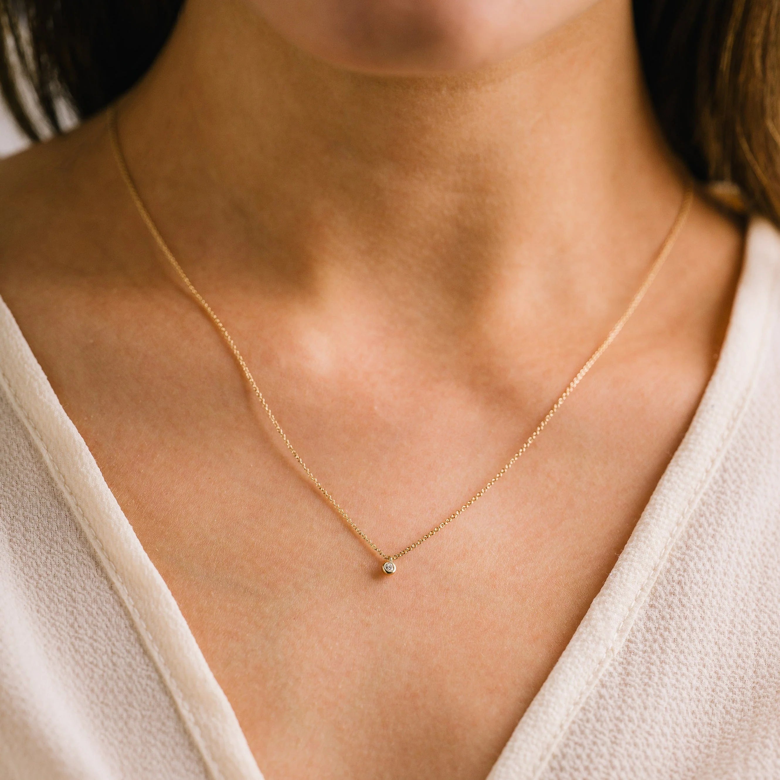Solitaire Necklace