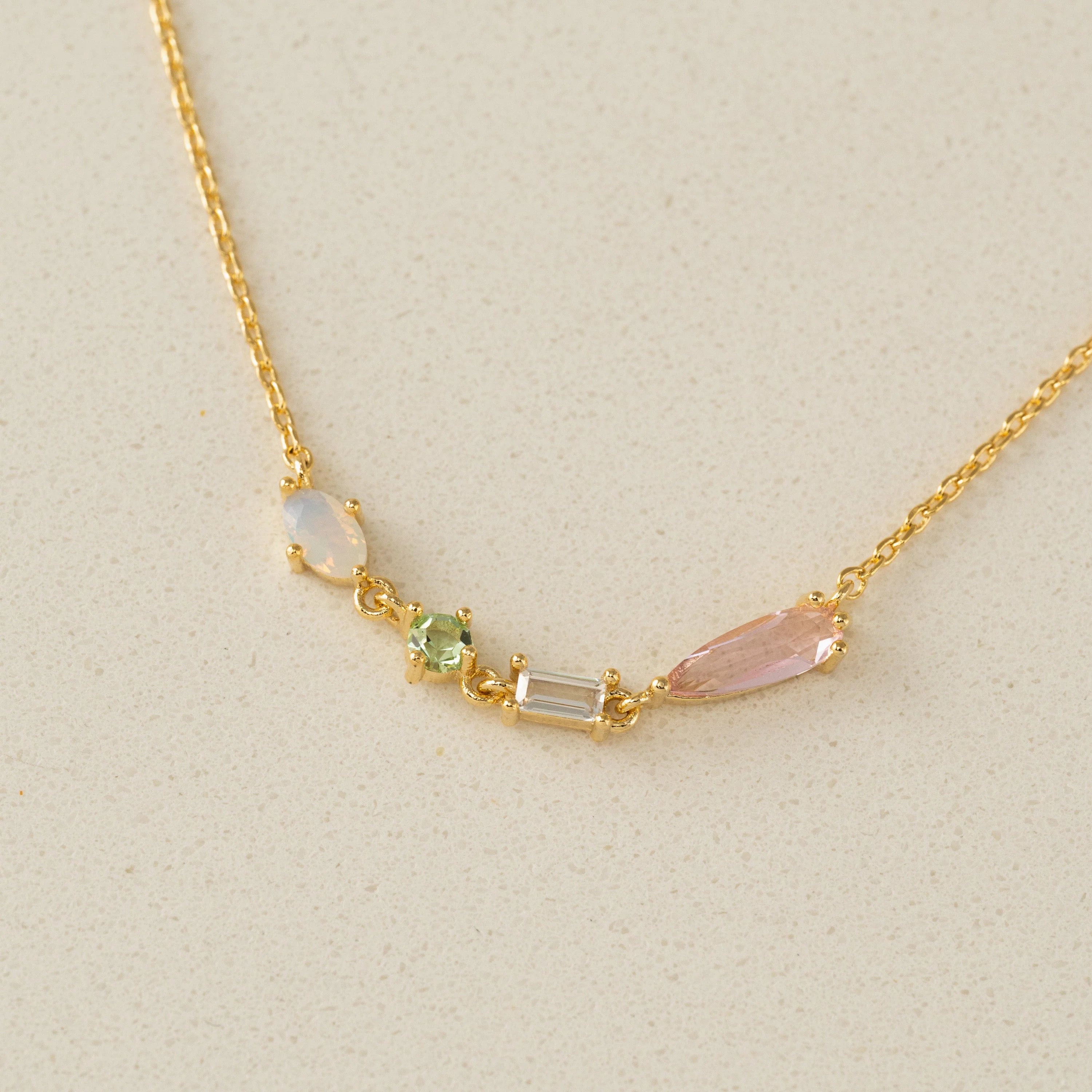 Sonata Jewel Necklace Opal Mix
