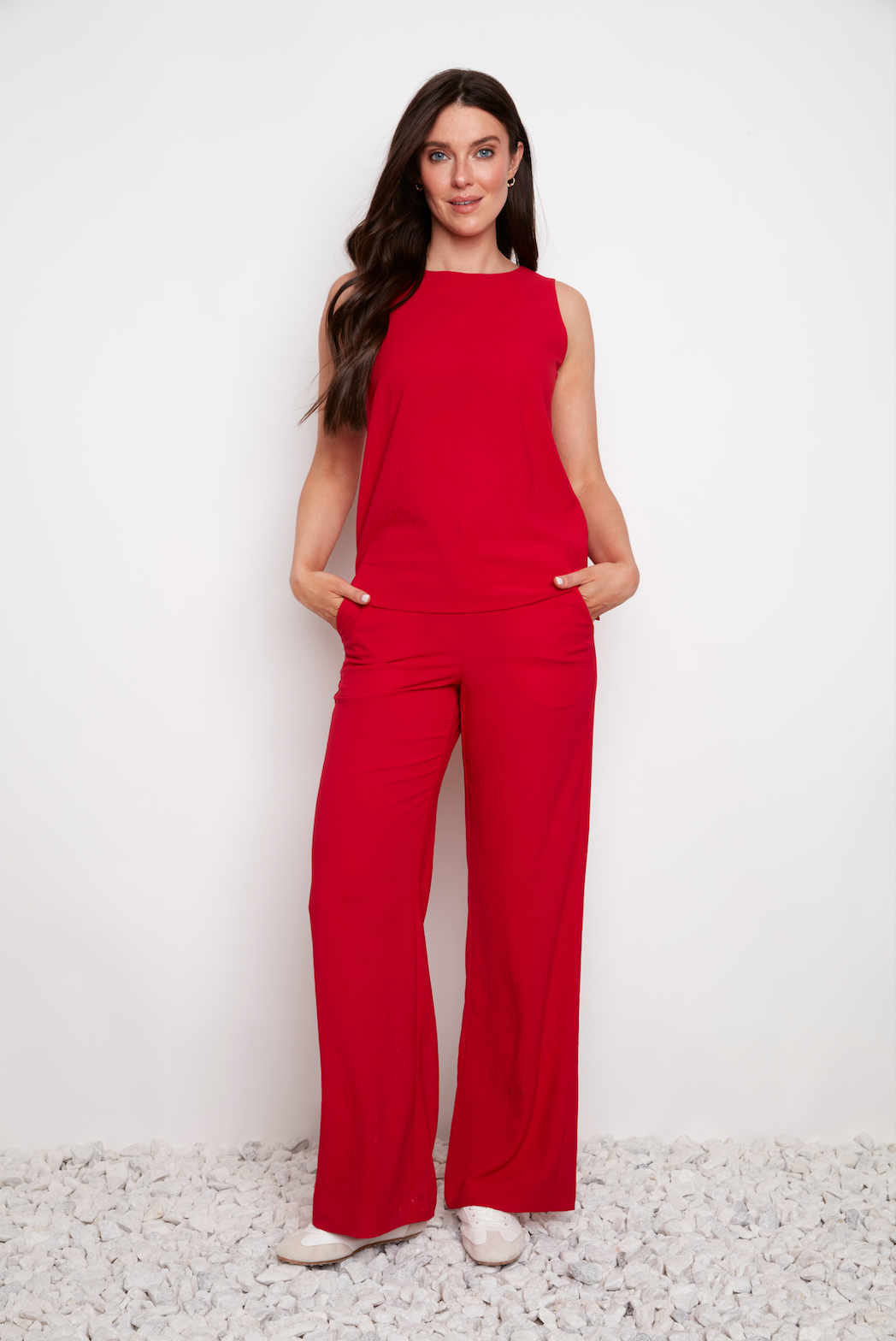 Strawberry Sleevesless Top