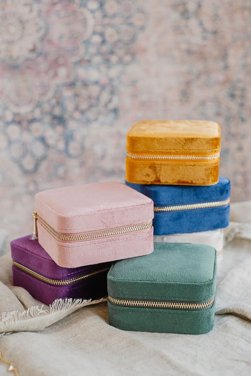 Bon Voyage Square Jewelry Case