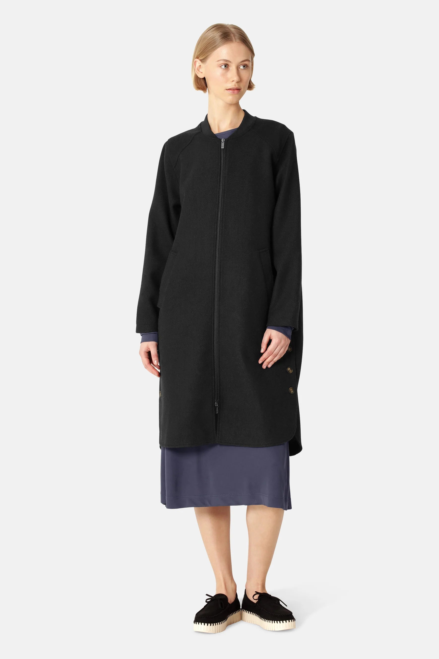 Ilse Jacobsen Long Zipped Coat