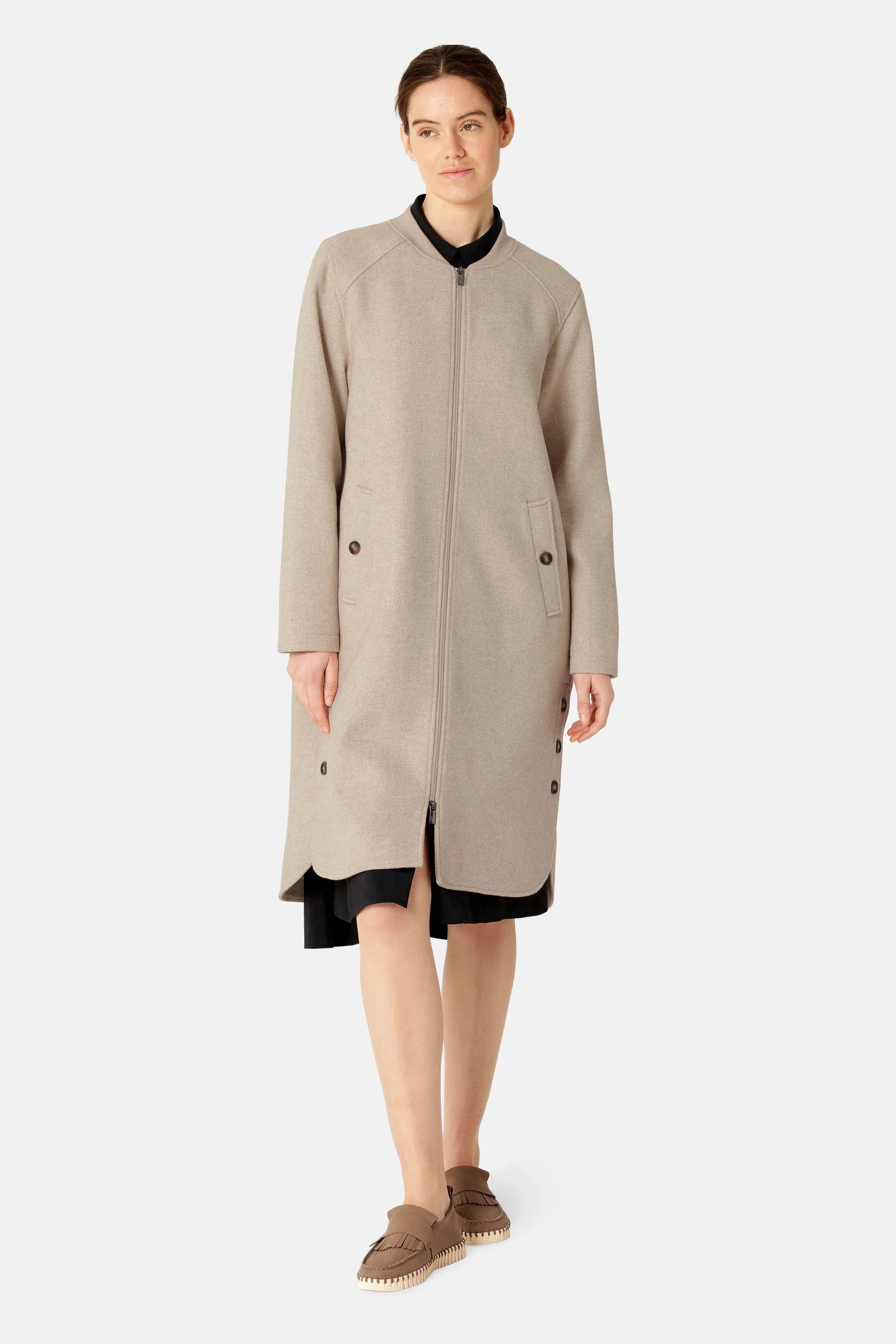 Ilse Jacobsen Long Zipped Coat