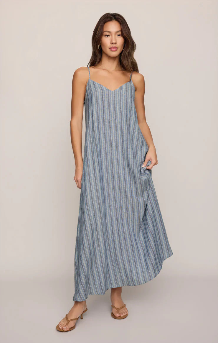 Sandcomber Striped Midi Dress