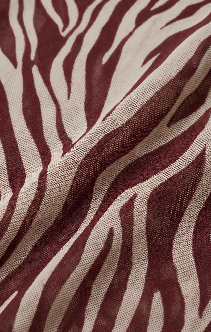 Sevilla Zebra Mesh Dress