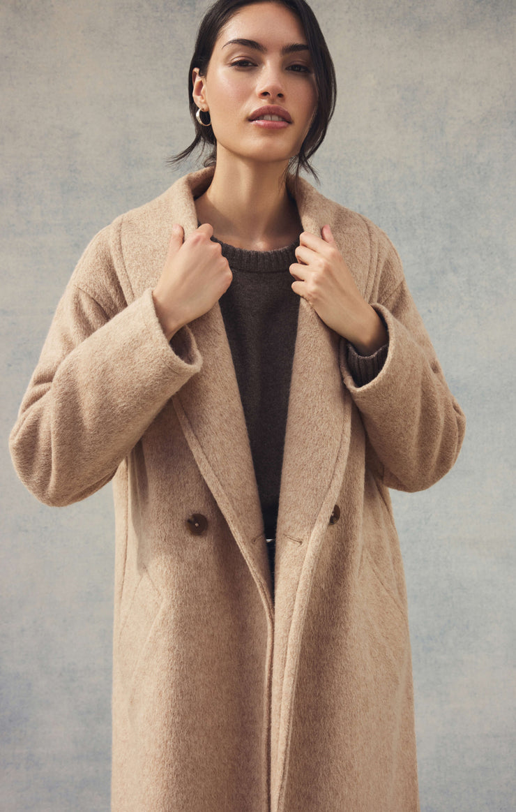 Signature Luxe Coat in Classic Camel