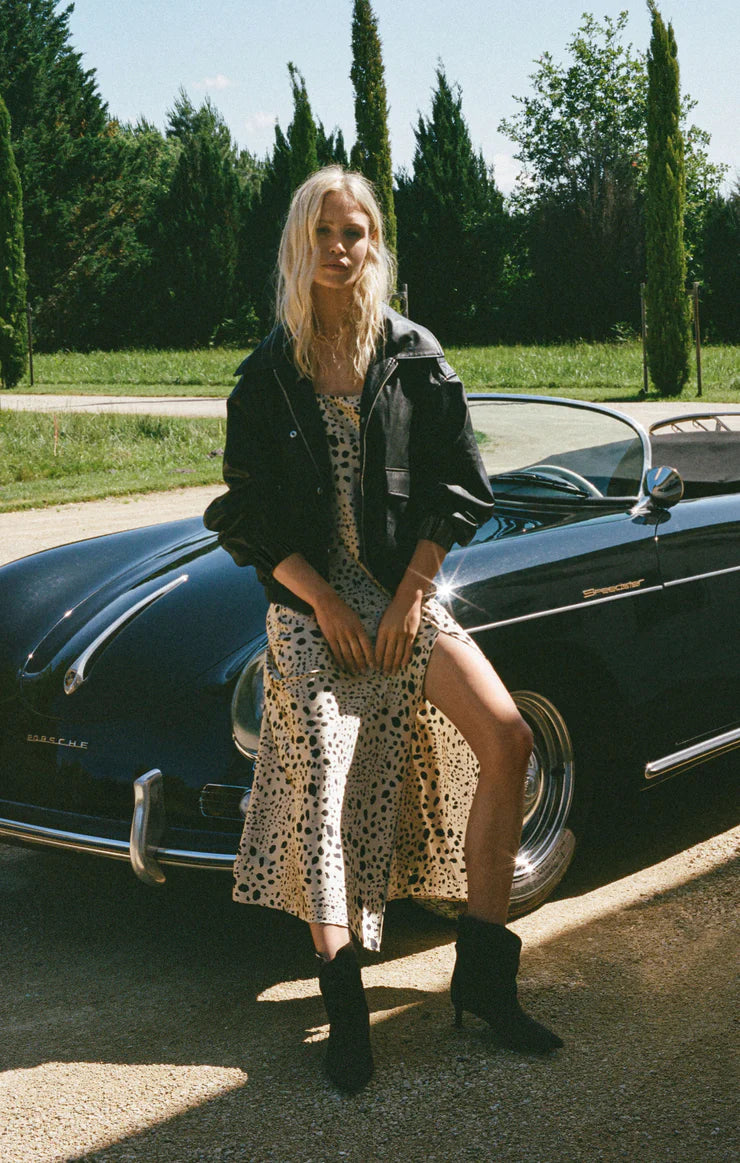 Idols Vegan Leather Bomber Jacket