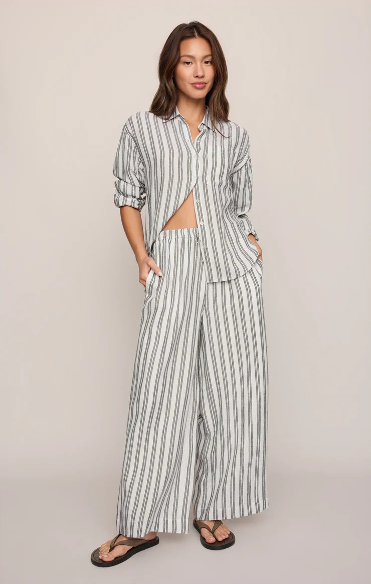 The Perfect Striped Linen Pant