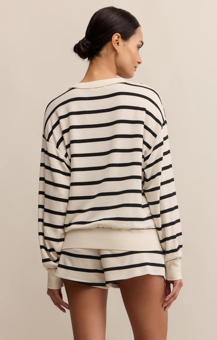 Stand Out Striped Sweatshirt