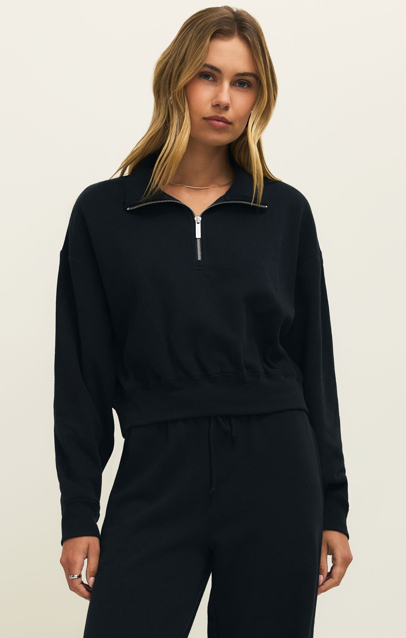 Downtown Half Zip Sweatshirt