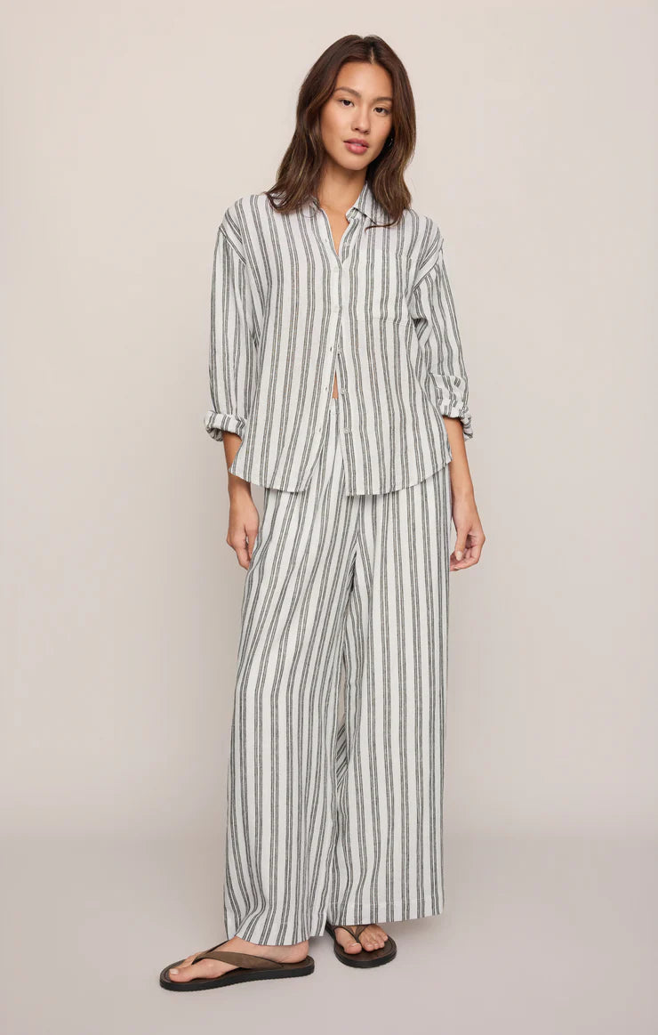 The Perfect Striped Button Up