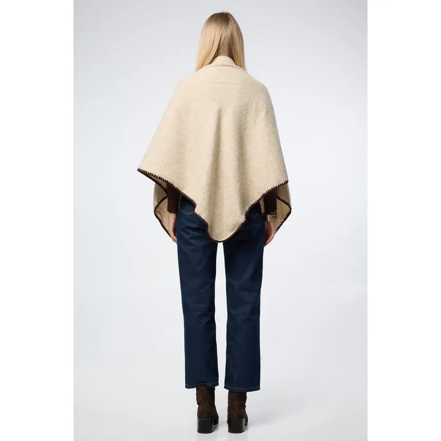 Knitted Triangle Shawl Wrap