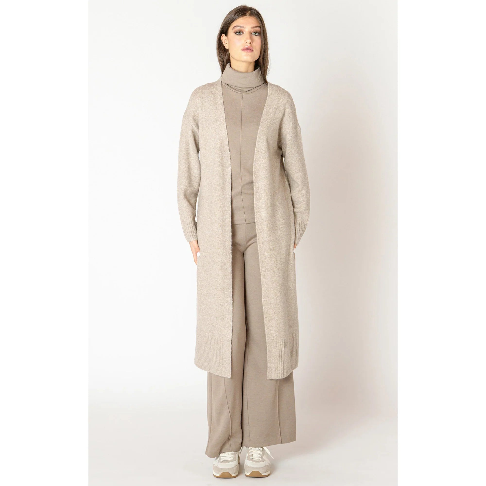 Longline Open Cardigan