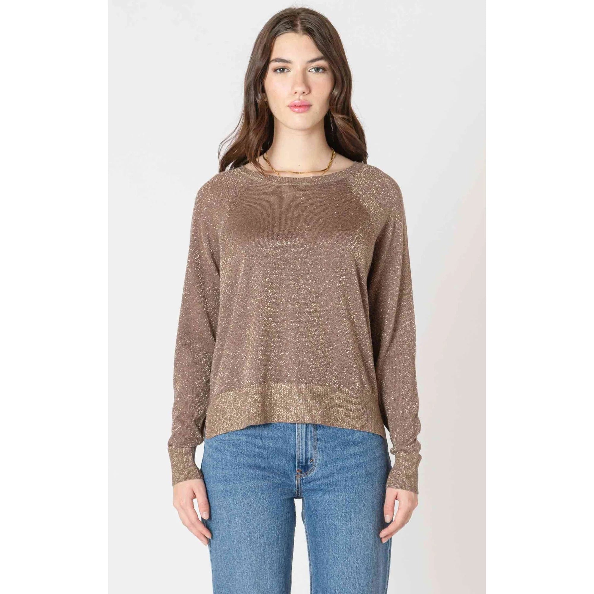 Lurex Raglan Sweater