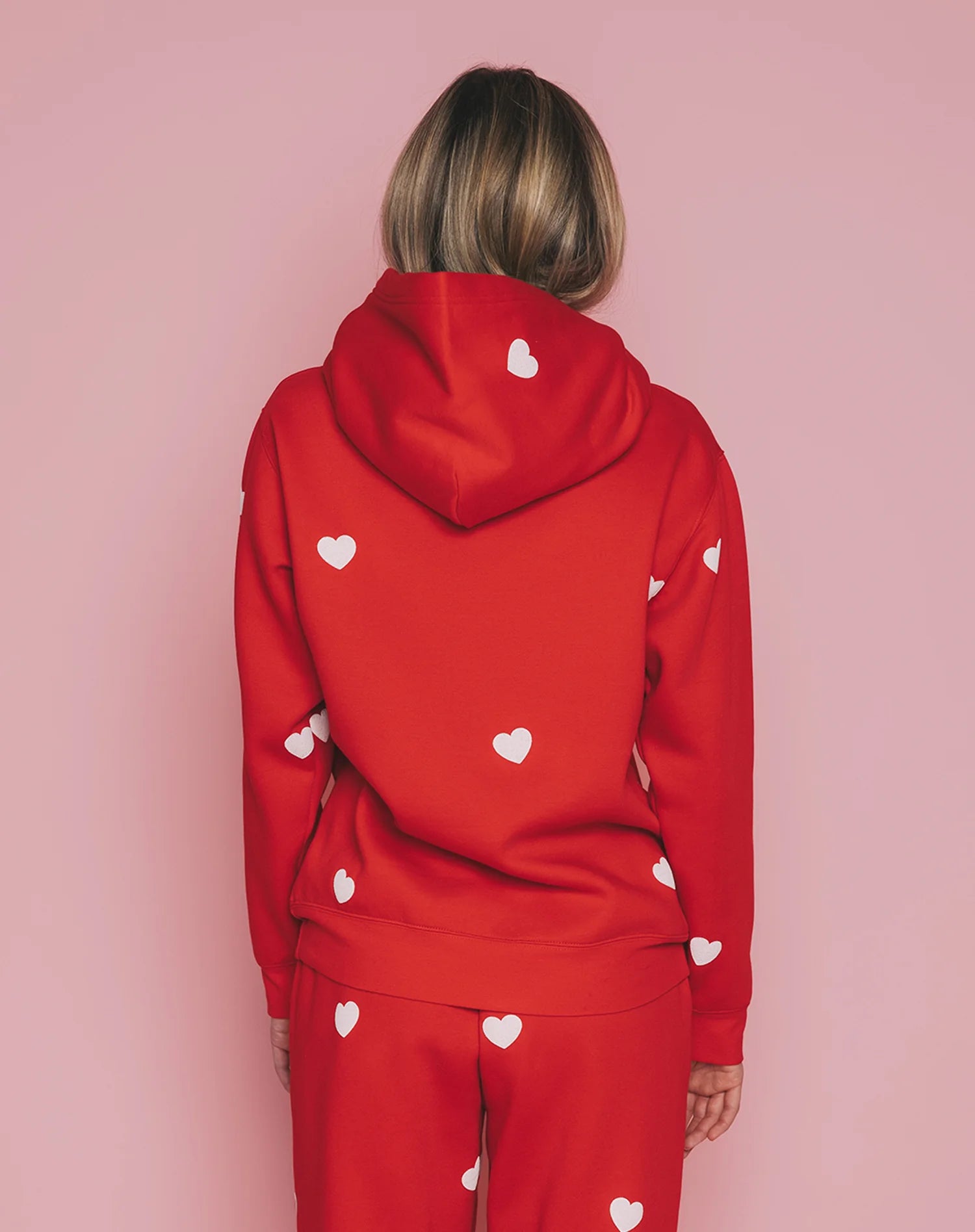 All Over Heart Classic Hoodie