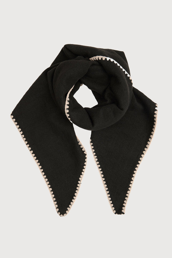 Knitted Triangle Shawl Wrap