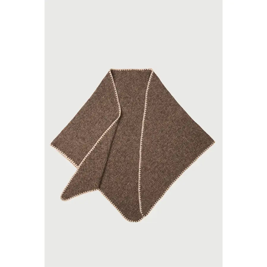 Knitted Triangle Shawl Wrap