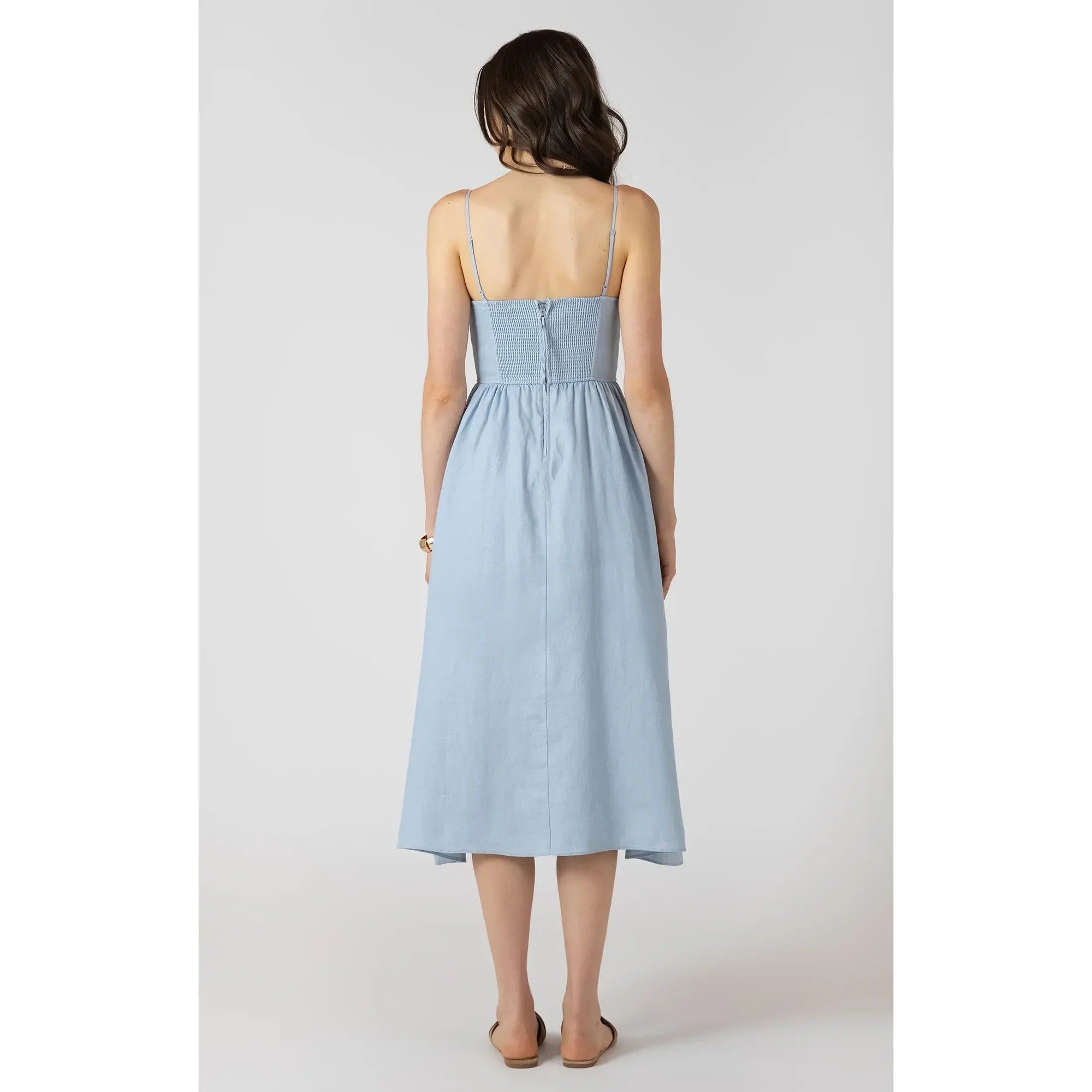 V Waist Maxi Dress