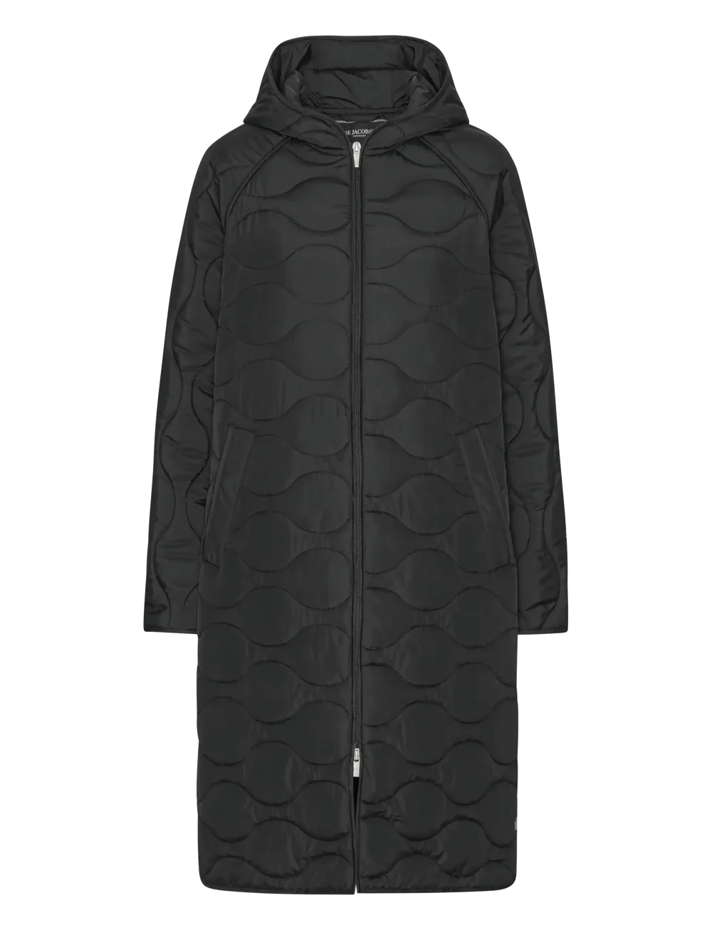Ilse Jacobsen Long Quilted Hooded Jacket