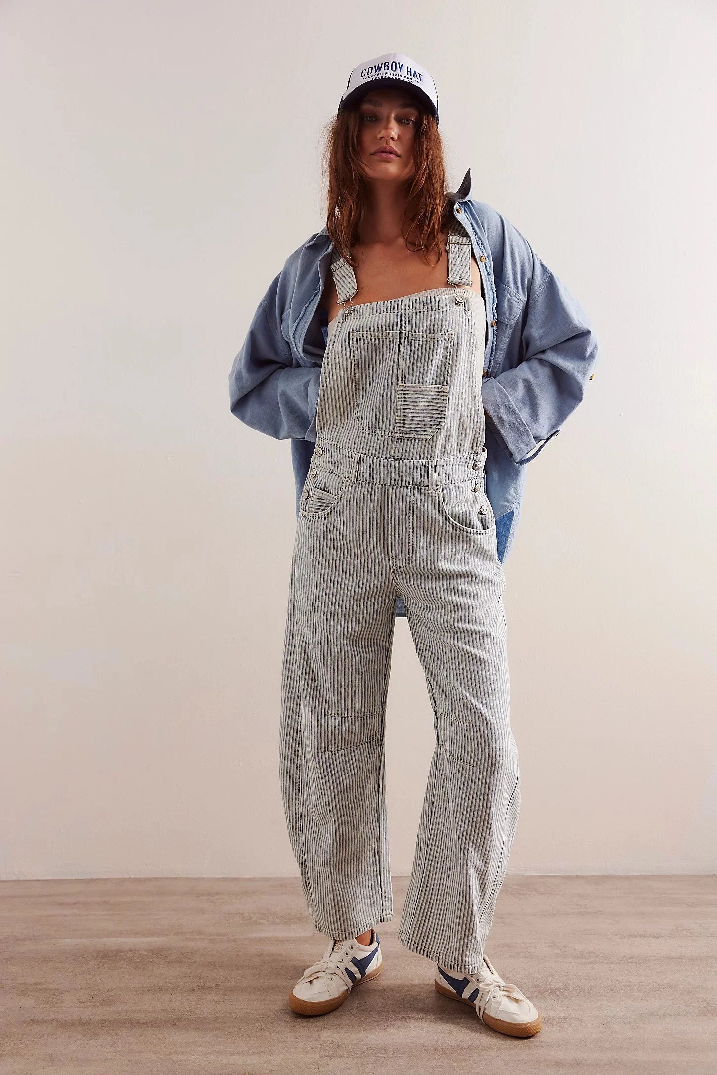 Good Luck Stripe Overalls