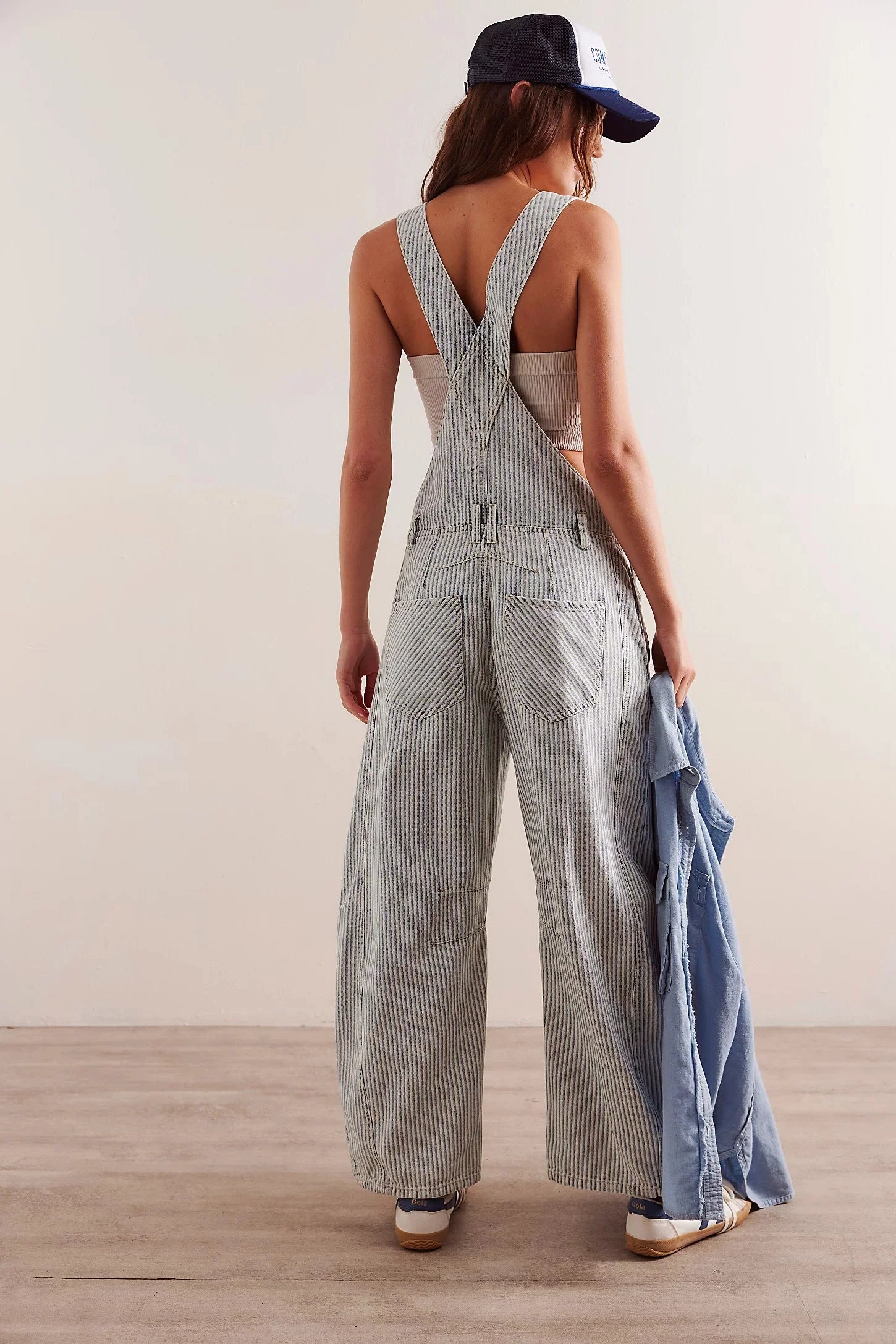 Good Luck Stripe Overalls