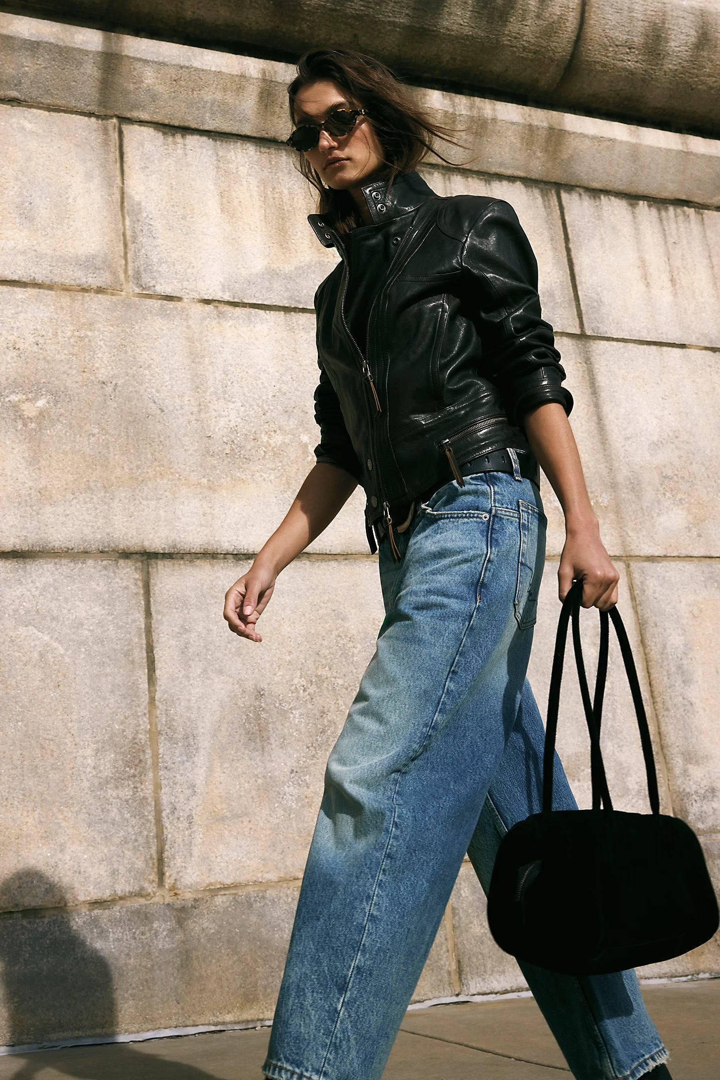 Free People Deep Trance Dropped Boyfriend Jeans