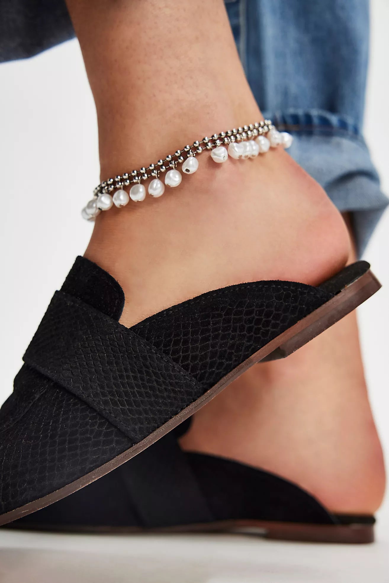 At Ease Suede Embossed Loafer